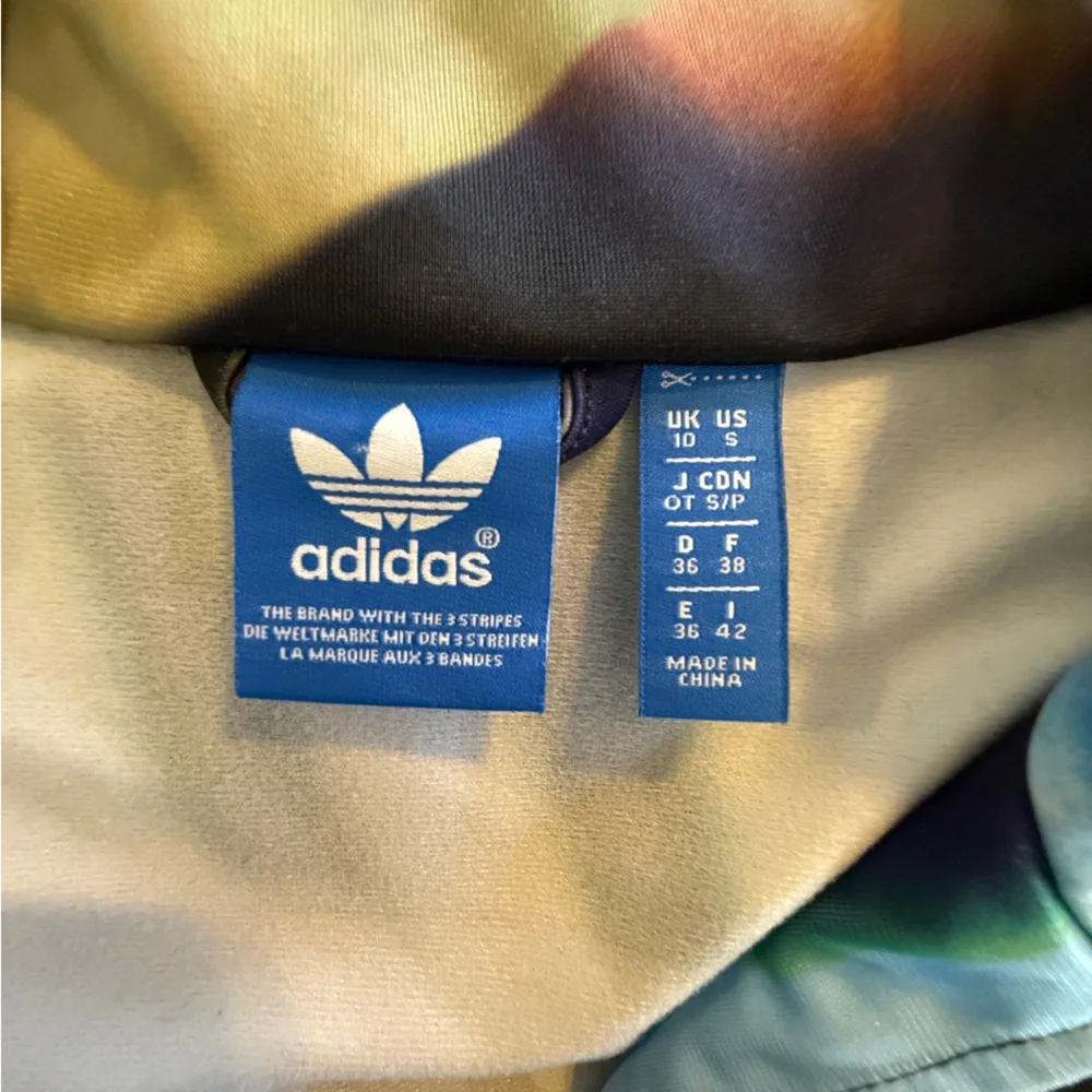 Adidas Originals Firebird Track Jacket Multicolor Iridescent Trefoil Logo Small - Picture 8 of 16